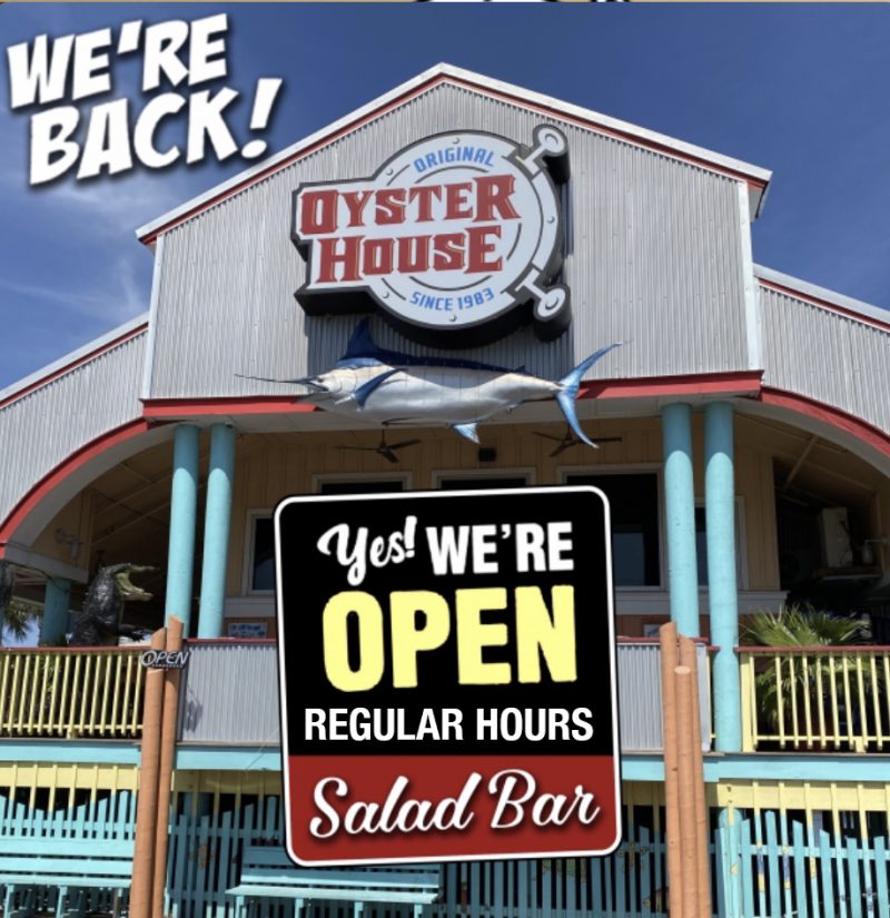 Gulf Shores Original Oyster House Reopens after Hurricane The